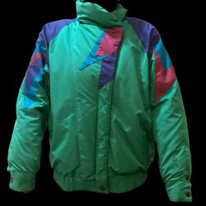 Vintage XCT by ROFFE Ladies Ski Jacket, 80s 90s Retro Made In the USA